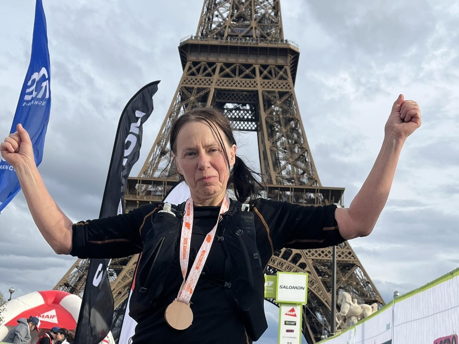 Ragnhild Audestad fullførte EcoTrail Paris 45 km
